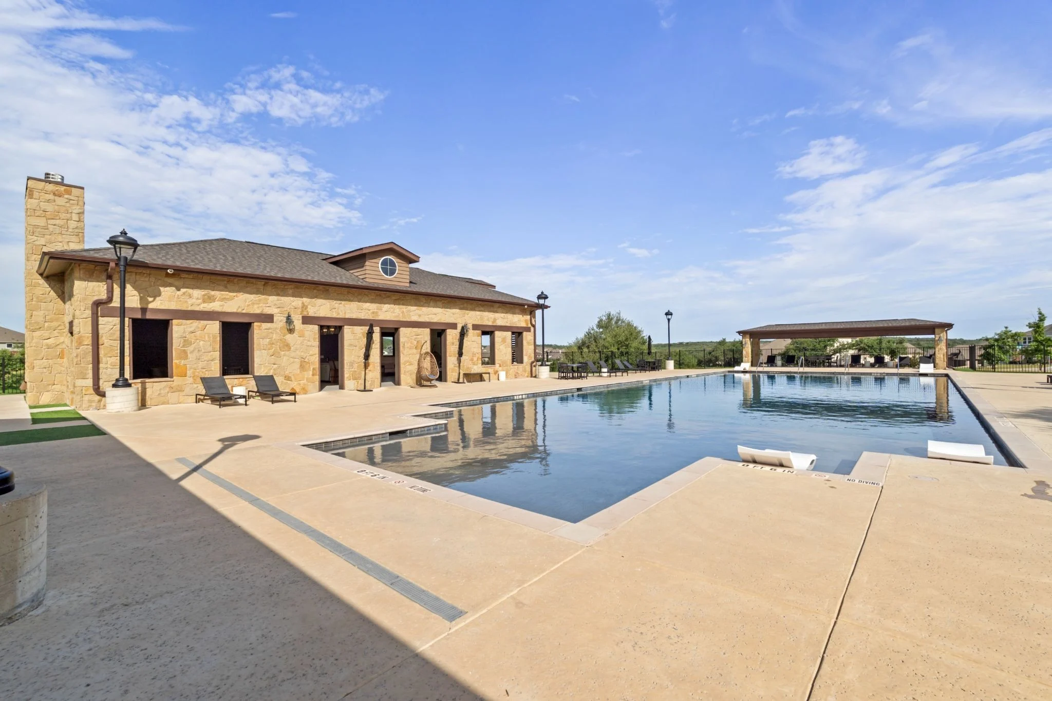 Provence's resort-style pool and clubhouse.